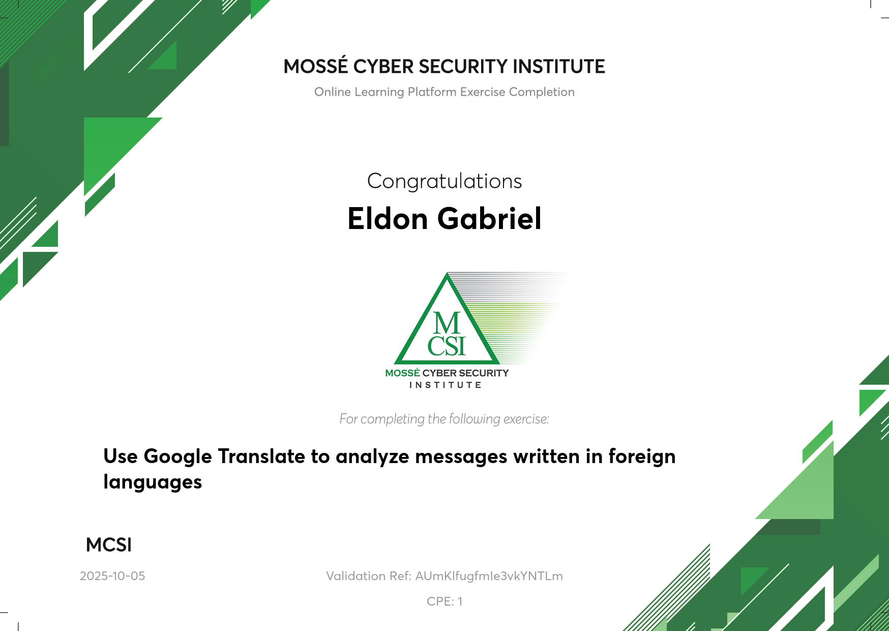 Use Google Translate to analyze messages written in foreign languages