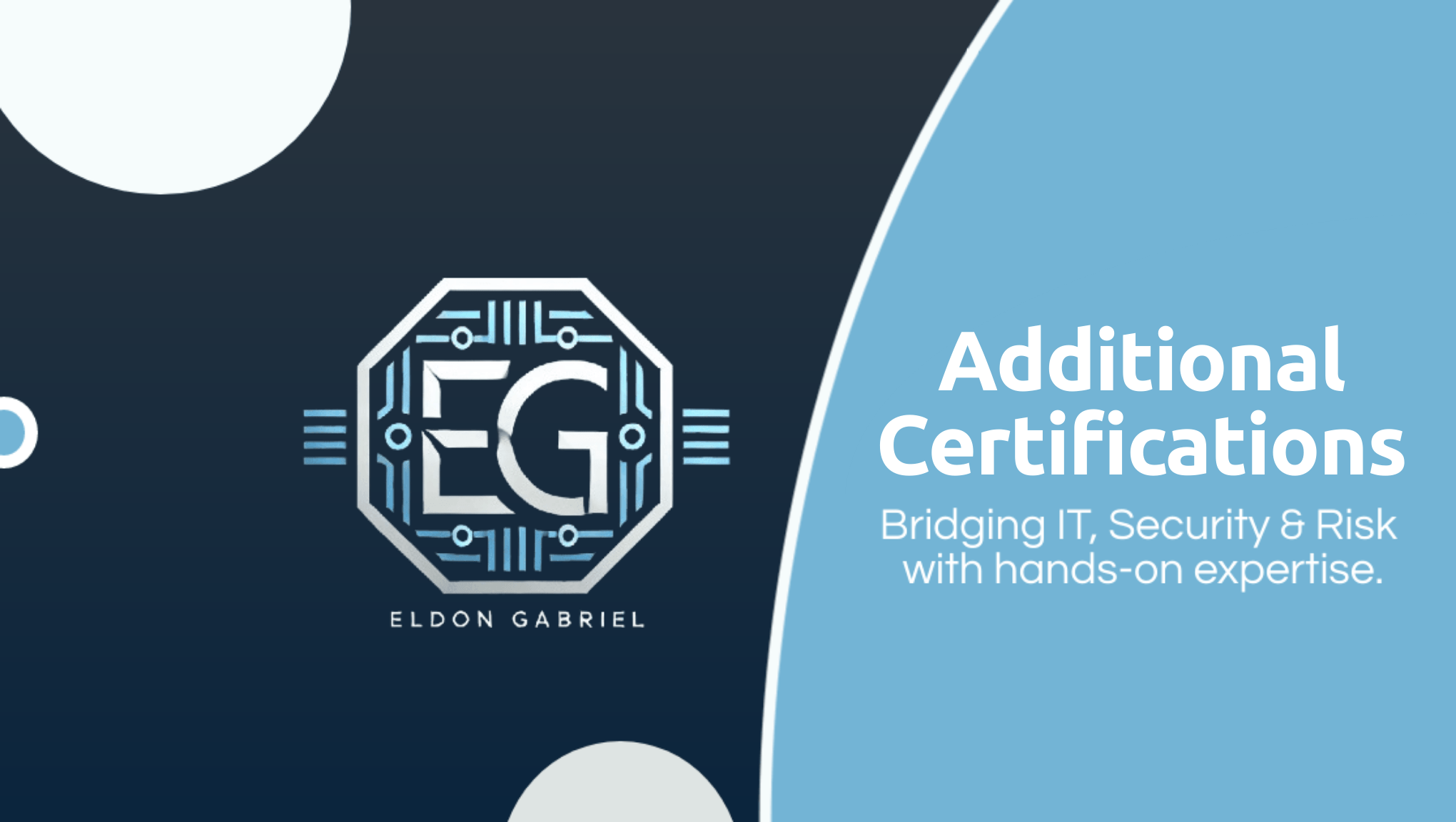 Additional Certifications