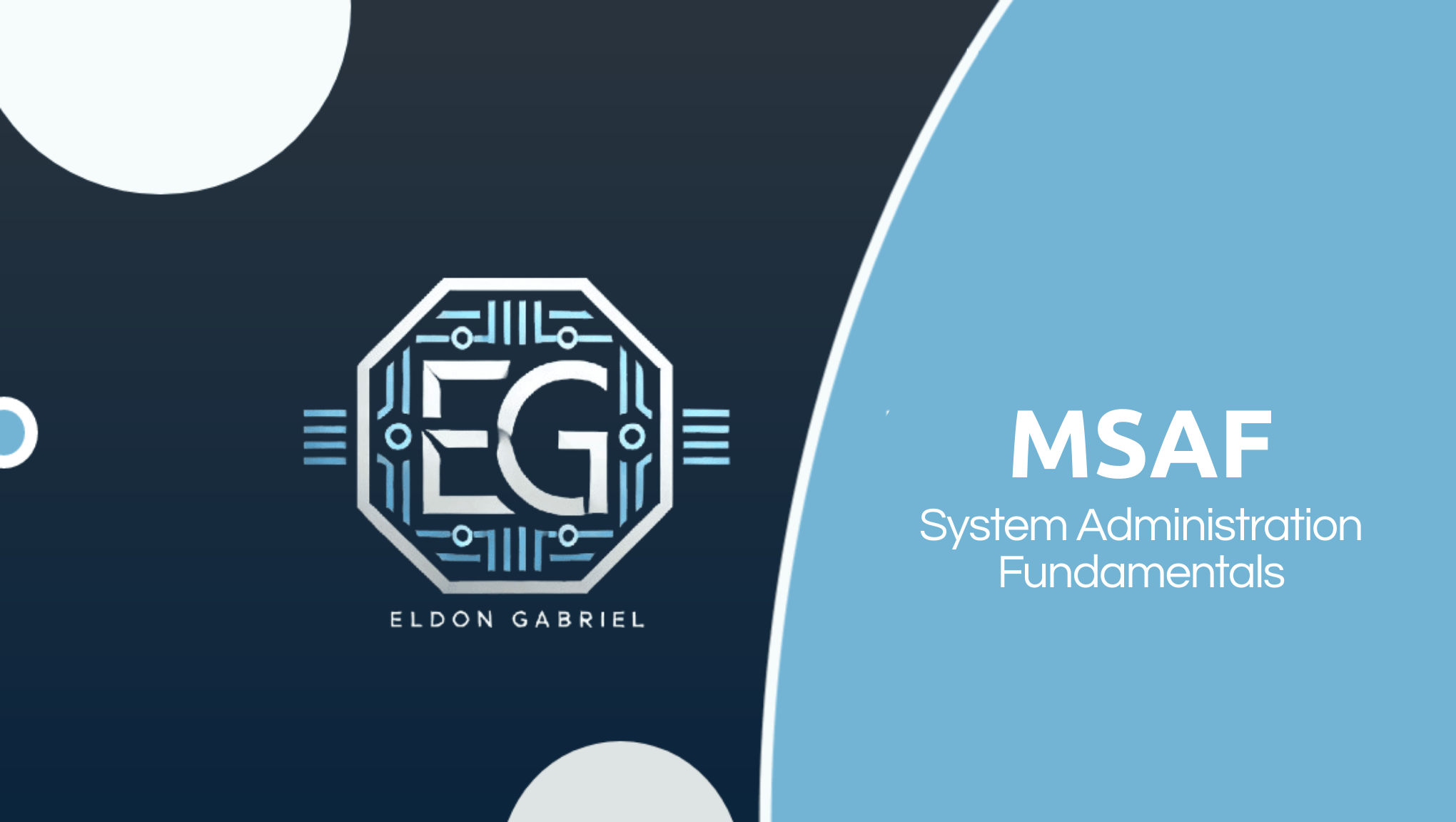 System Administration Fundamentals