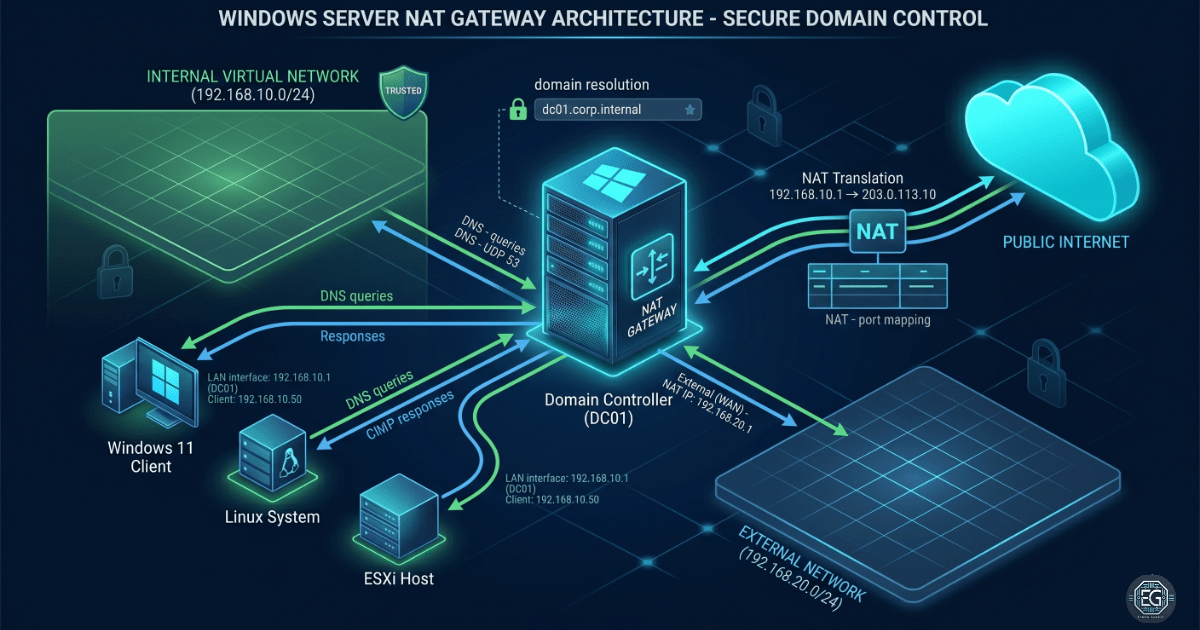 REPORT – Domain Controller NAT and Routing – v1.0.3