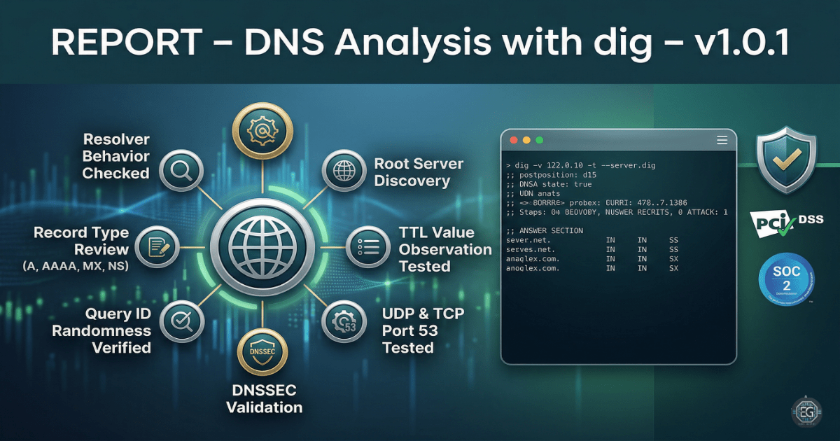 REPORT – DNS Analysis with dig – v1.0.1