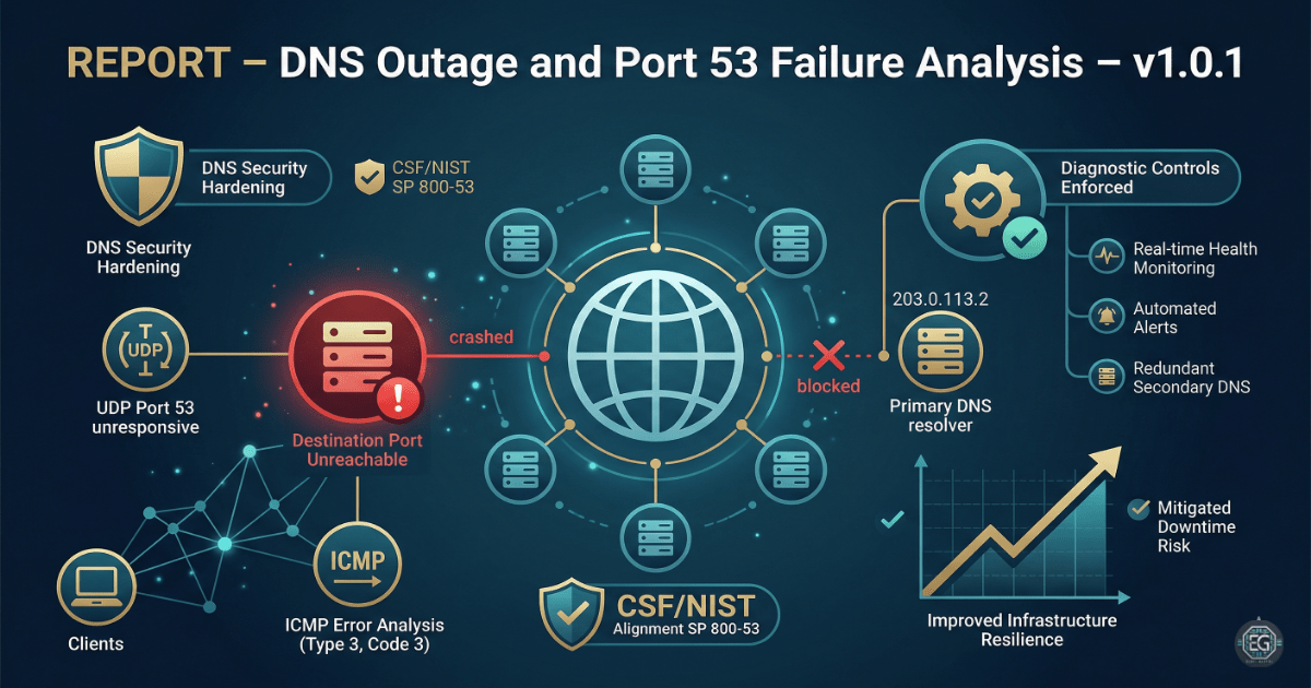 REPORT – DNS Outage and Port 53 Failure Analysis – v1.0.1