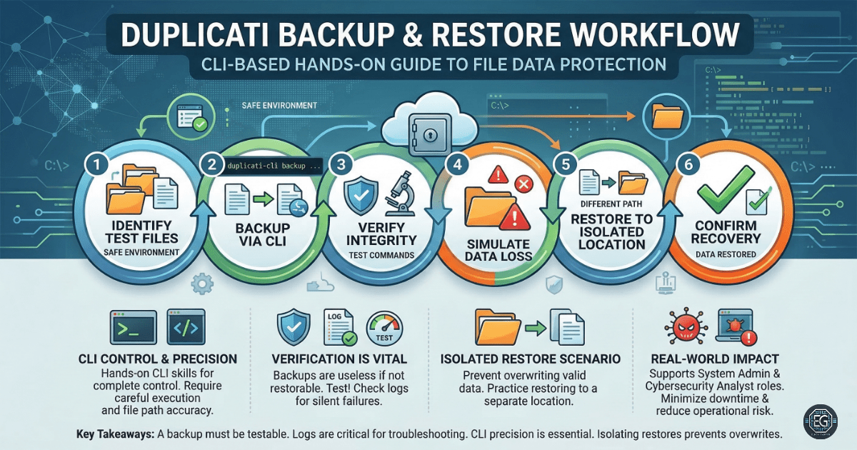 Duplicati Backup and Restore Workflow