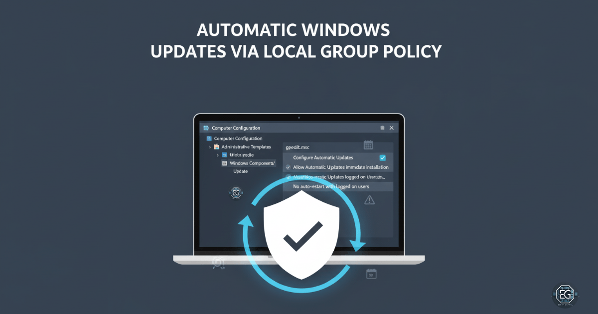 Enforcing Windows Patching Policies with Local Group Policy