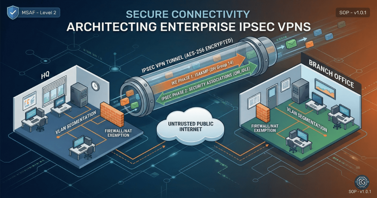 Secure Connectivity: Architecting Enterprise IPsec VPNs