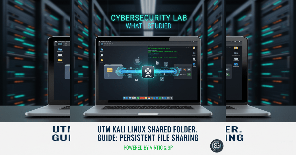 UTM Kali Linux Shared Folder Guide: Persistent File Sharing for Cybersecurity Labs
